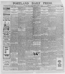 Portland Daily Press: March 21, 1898