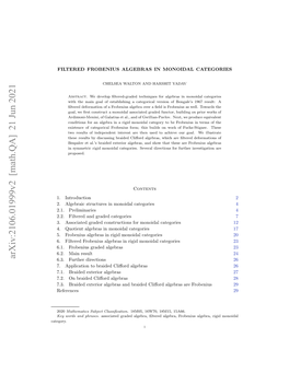 Arxiv:2106.01999V2 [Math.QA] 21 Jun 2021 Category