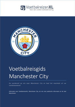 Voetbalreisgids Manchester City