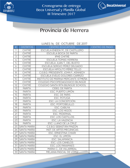 17 Provincia De Herrera