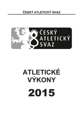 Český Atletický Svaz Atletické Výkony