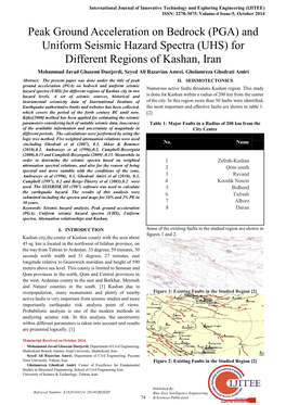 And Uniform Seismic Hazard Spectra