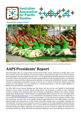 AAPS Presidents' Report