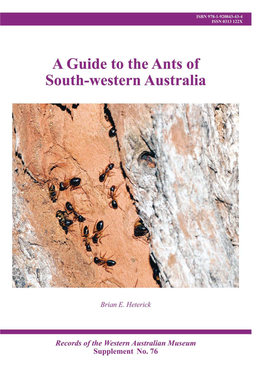 Guide to the Ants of South-Western Australia