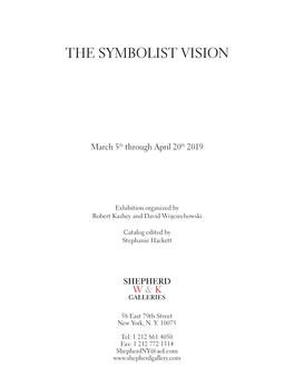 The Symbolist Vision