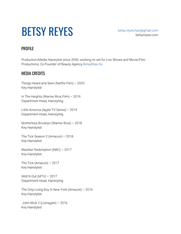 BETSY REYES Betsyreyes.Com