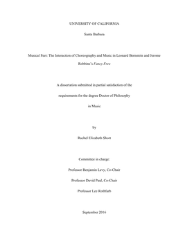 UC Santa Barbara Dissertation