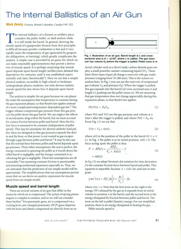 The Internal Ballistics of an Air Gun