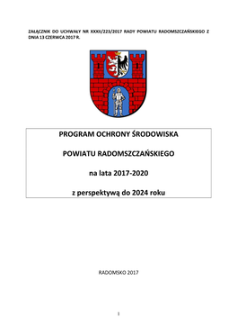 Program Ochrony Środowiska Powiatu