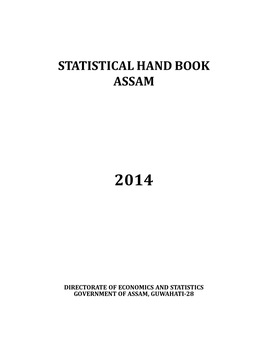 Statistical Hand Book Assam