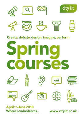 Spring Course Brochure