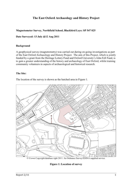 Northfield School Survey Report.Pdf