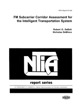 FM Subcarrier Corridor Assessment for the Intelligent Transportation System