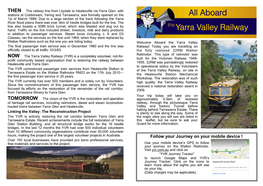 All Aboard the Yarra Valley Railway