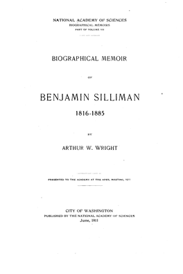 Benjamin Silliman