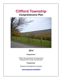 Clifford Township Comprehensive Plan