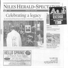 NILES HERALD- SPECTA $1.50 Thursday, April 30,2015 Nil