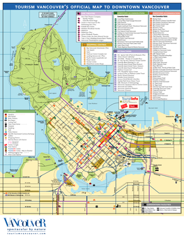 Map to Downtown Vancouver