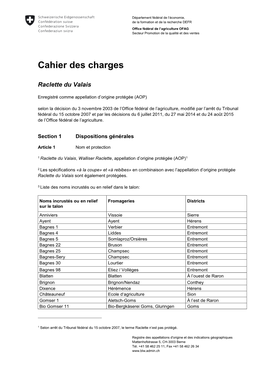 Cahier Des Charges