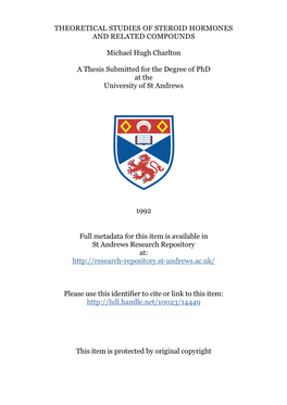 Michael Charlton Phd Thesis