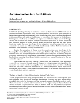 An Introduction Into Earth Giants