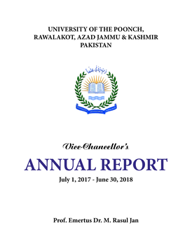 ANNUAL REPORT July 1, 2017 - June 30, 2018
