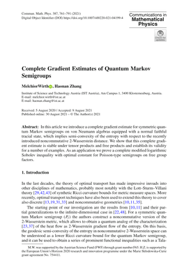 Complete Gradient Estimates of Quantum Markov Semigroups