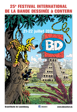 25E FESTIVAL INTERNATIONAL DE LA BANDE DESSINÉE À CONTERN