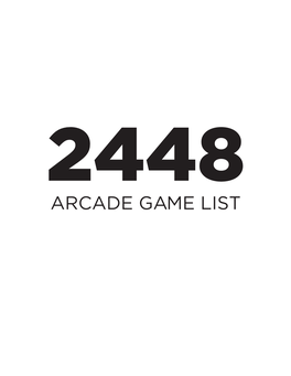 2448-Aracadegamelist-01.Pdf