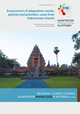 Assessment of Adaptation Needs, Policies and Priorities: Cases from Indonesian Islands