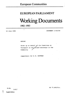 Wbrking Documents 1,982- 1983