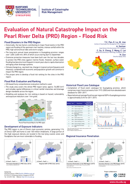 Flood Disasters in the PRD Region Flood Risk Evaluation and Ranking