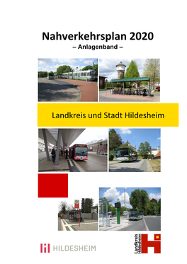 Nahverkehrsplan 2020 Anlagenband