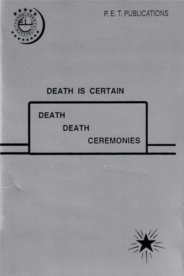 Death and Death Ceremonies