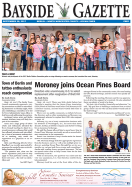 Moroney Joins Ocean Pines Board
