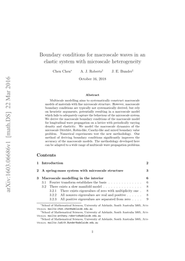 Boundary Conditions for Macroscale Waves in an Elastic System with Microscale Heterogeneity