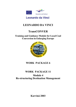 Leonardo Da Vinci Transconver 4 Training and Guidance Module ______
