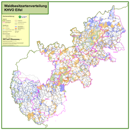 Waldbesitzartenverteilung KHVO Eifel