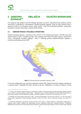 2 Osnovna Obilježja Osjećko-Baranjske Županije