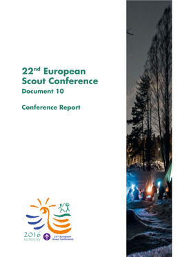 22Nd European Scout Conference Document 10