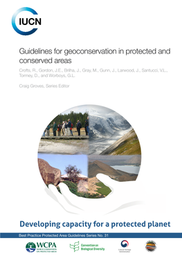 Guidelines for Geoconservation in Protected and Conserved Areas