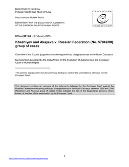 1222 RUS Khashiyev H/Exec Disappearance Cases Table