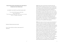 1 Cumacean Density, Biomass and Productivity in the Sandy Bottoms of the Blanes Bay (Western Mediterranean) 2