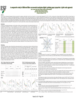 A Comparative Study of Different Fillers on Uncoated Eucalyptus Digital