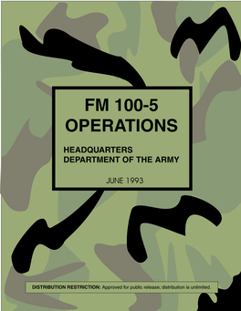 FM 100-5 Operations