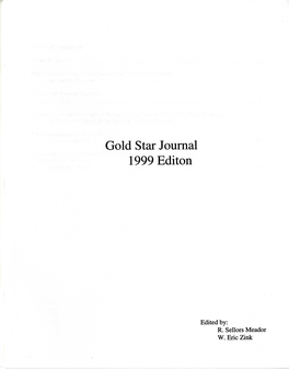 Gold Star Journal 1999 Editon