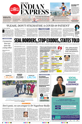 Seal Borders, Stop Exodus, States Told