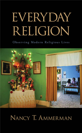 Everyday Religion: Observing Modern Religious Lives