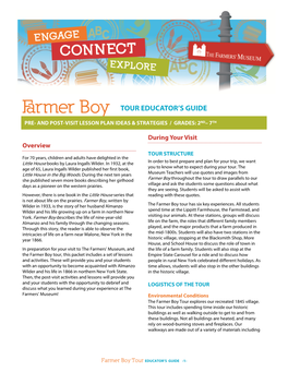 Farmer Boy Educator's Guide