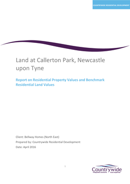 Land at Callerton Park, Newcastle Upon Tyne